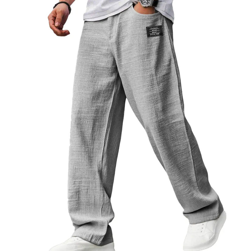 Pantalones de corte recto transpirables