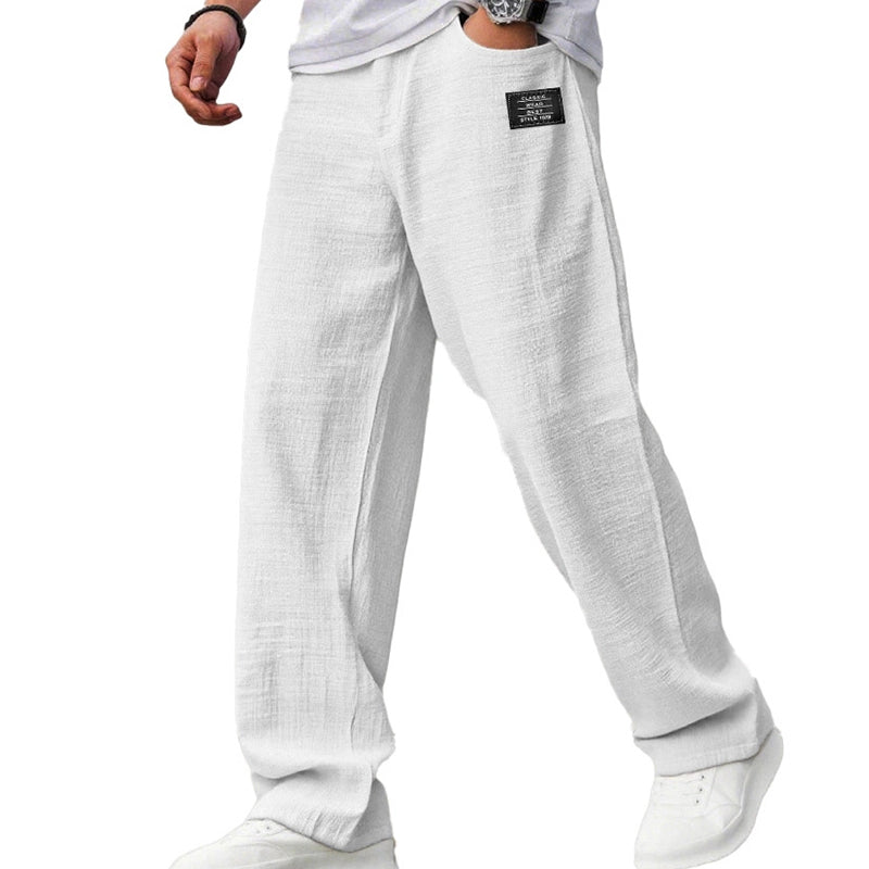Pantalones de corte recto transpirables