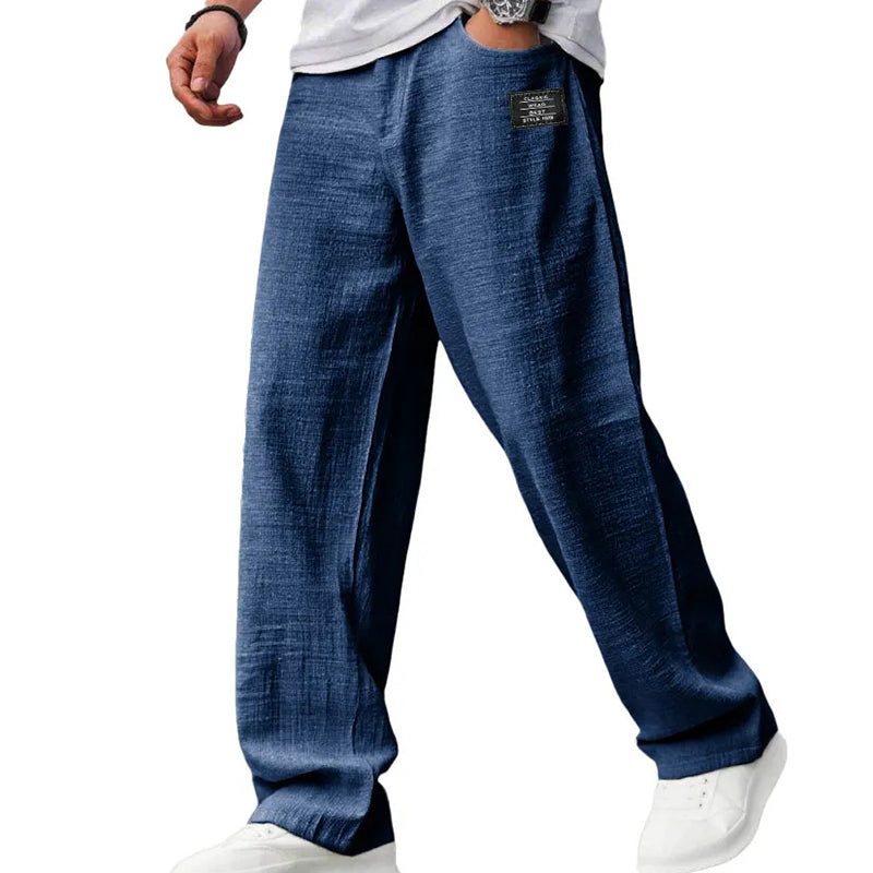 Pantalones de corte recto transpirables