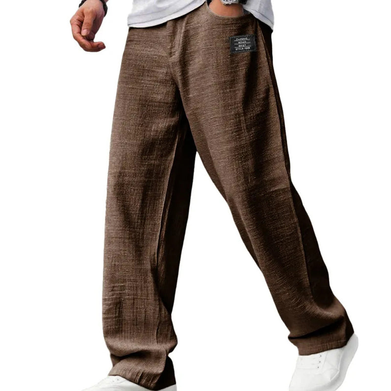 Pantalones de corte recto transpirables