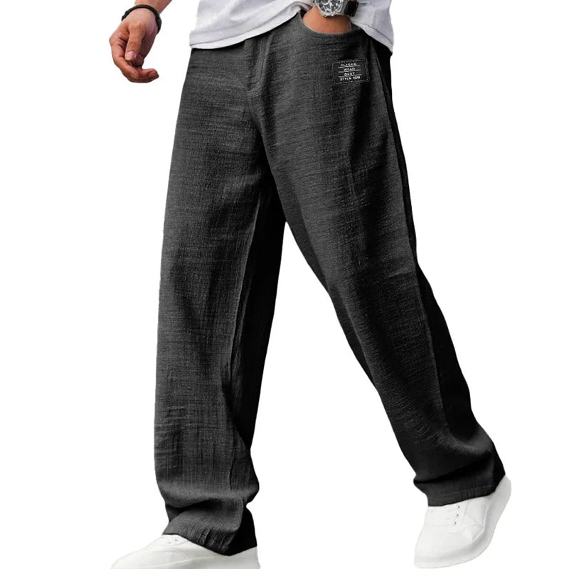 Pantalones de corte recto transpirables